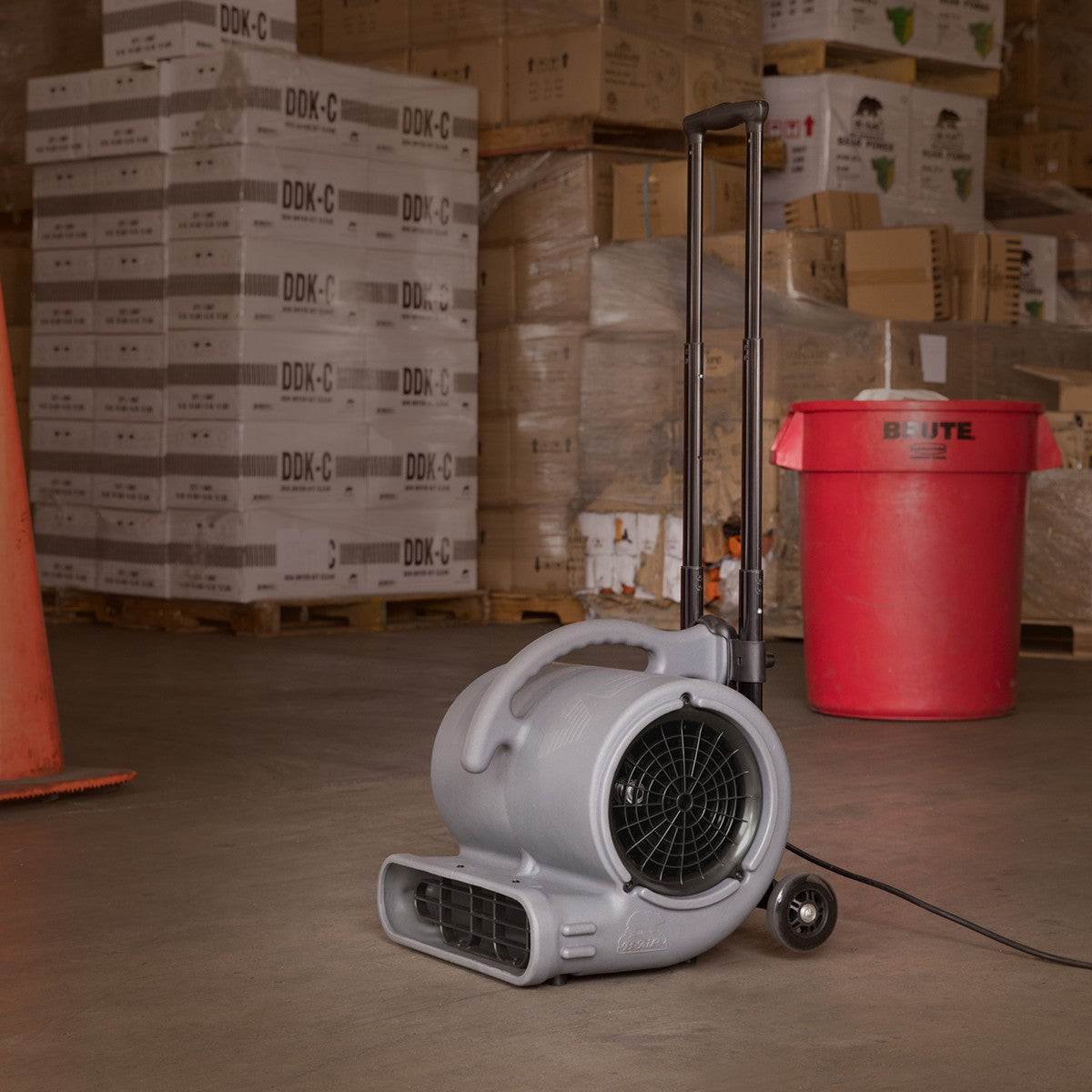 B-Air VP-50H 1/2 HP Air Mover w/ Handle and Caster Wheels