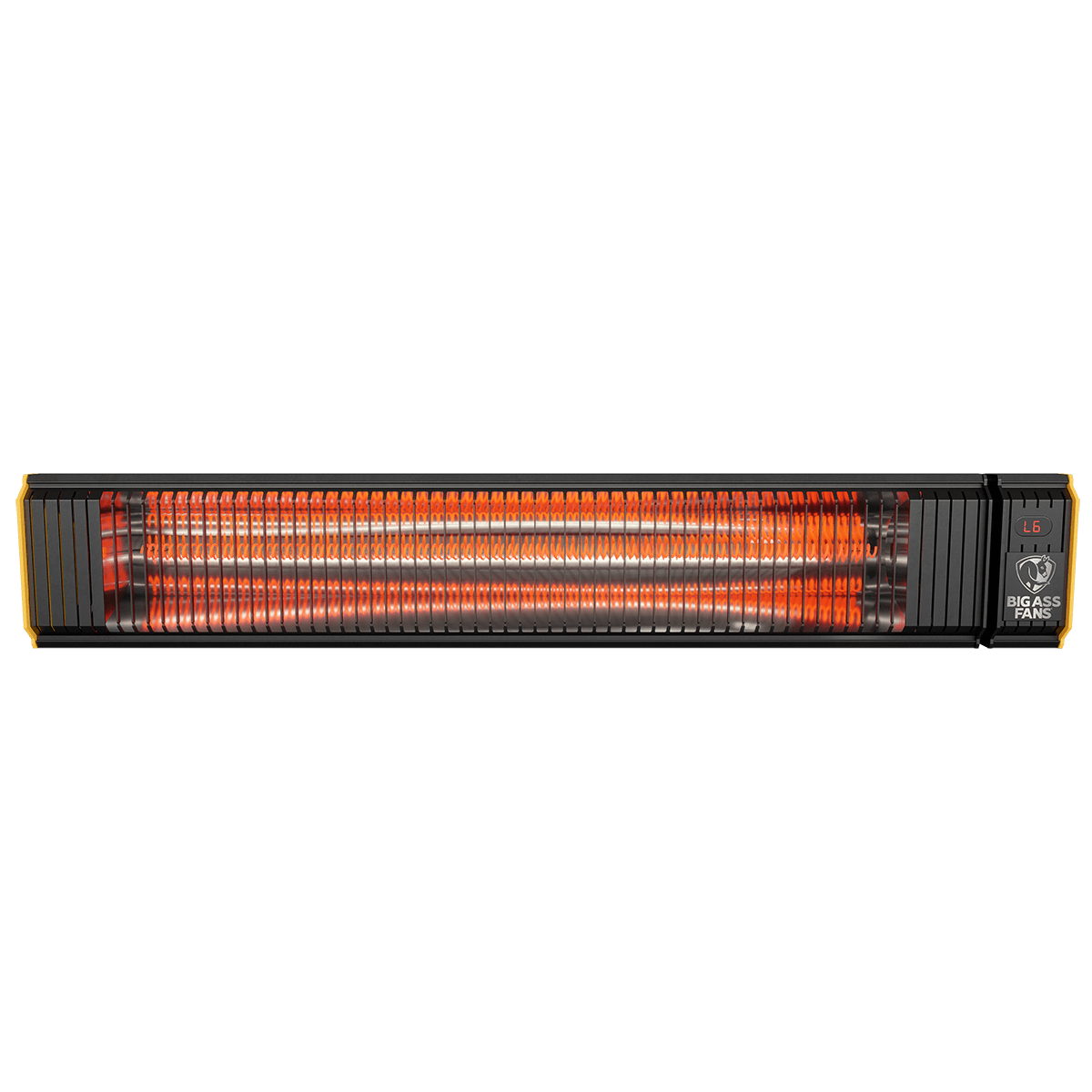 Big Ass Fans 240V Obsidian Electric Heater - Heater On