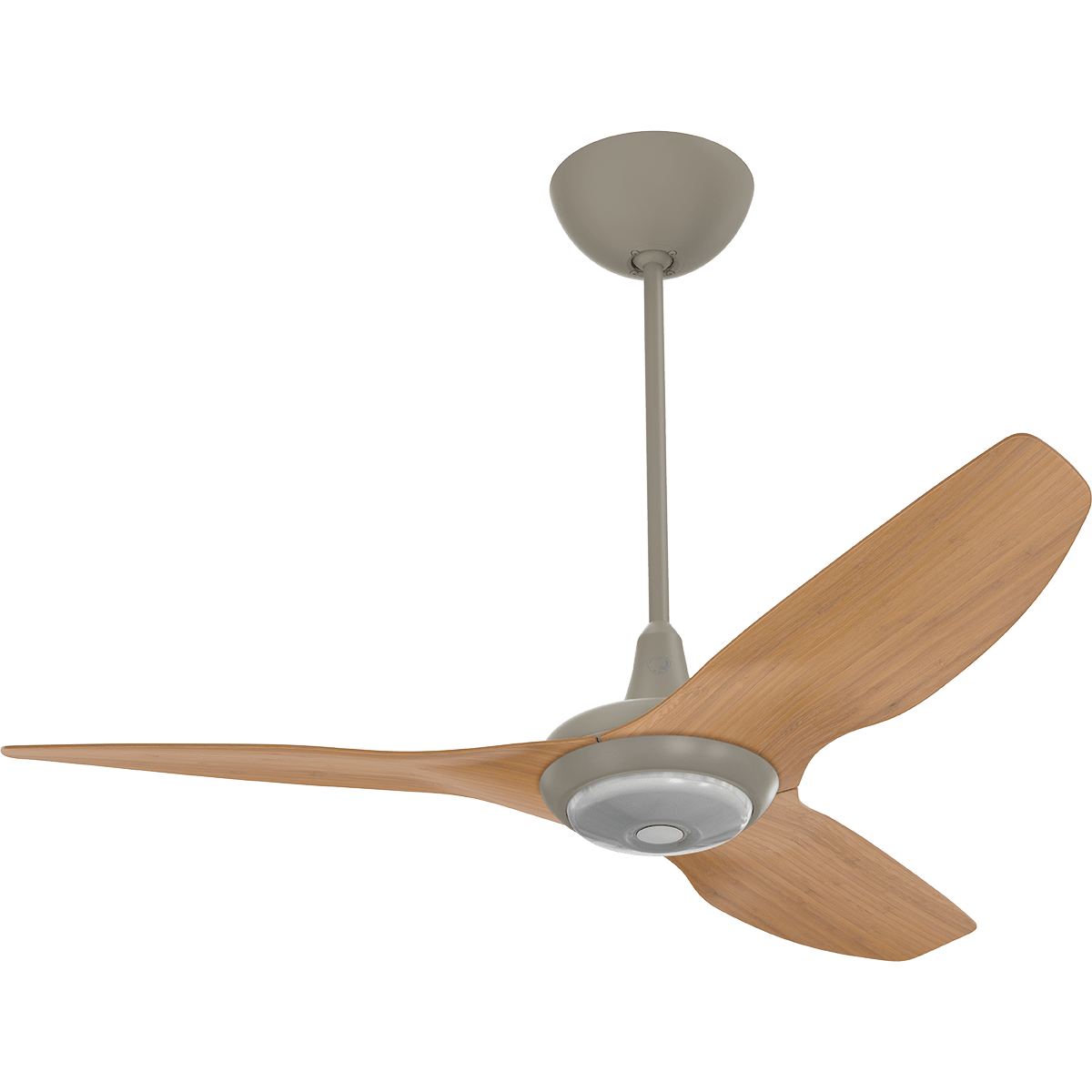 Big Ass Fans 52-in Haiku Caramel Bamboo Smart Ceiling Fan w/ LED Light