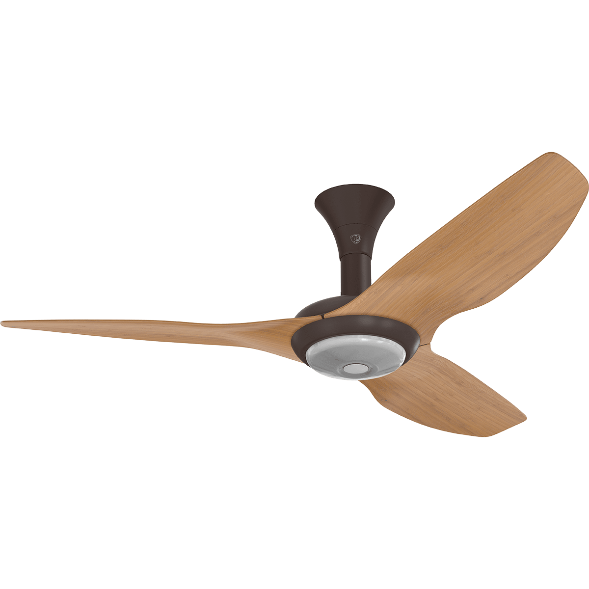 Big Ass Fans 52-in Haiku Caramel Bamboo Smart Ceiling Fan w/ LED Light