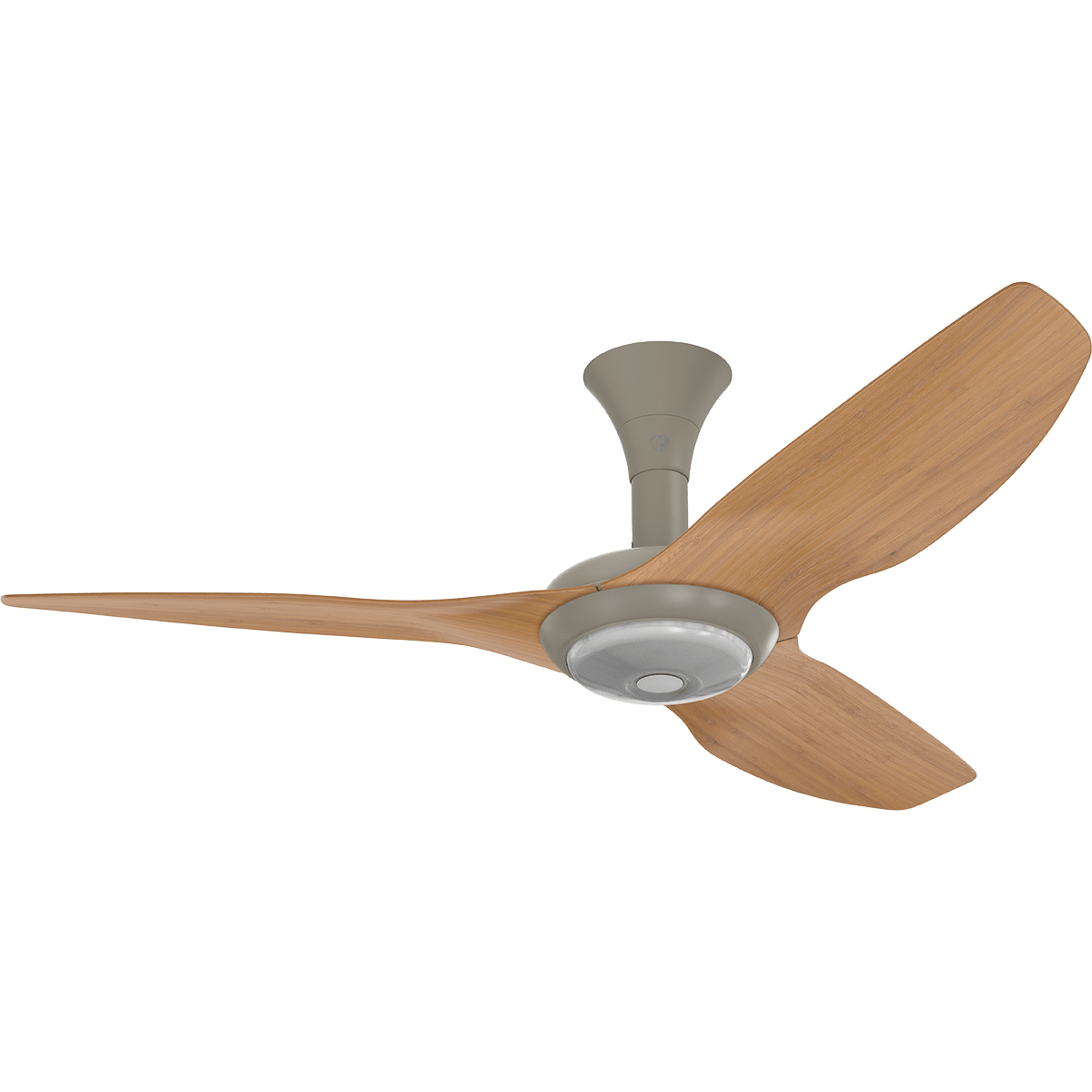 Big Ass Fans 52-in Haiku Caramel Bamboo Smart Ceiling Fan w/ LED Light