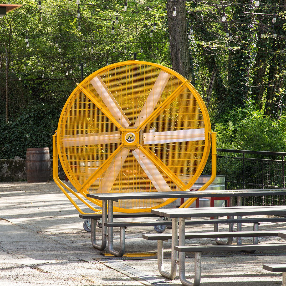 Big Ass Fans AirGo 8 Ft. OAW Indoor/Outdoor Portable Barrel Fan