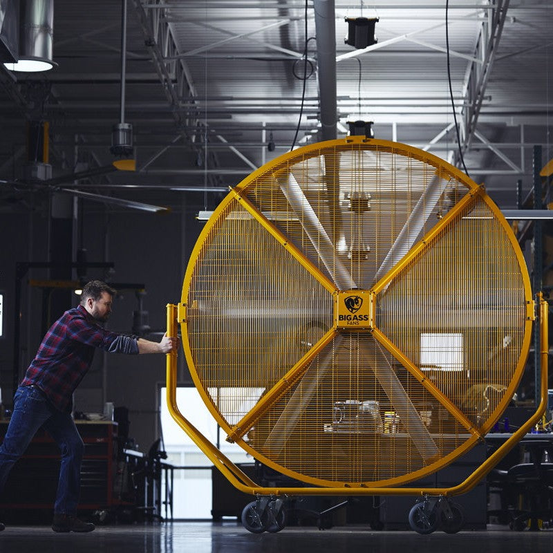 Big Ass Fans AirGo 8 Ft. OAW Indoor/Outdoor Portable Barrel Fan