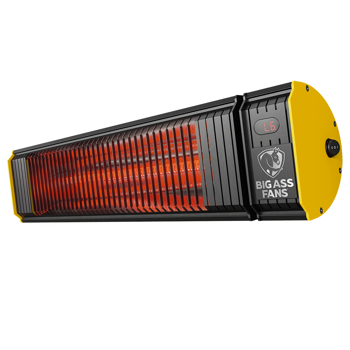 Big Ass Fans BAFCF15120B 120V Obsidian Electric Heater - Angle On