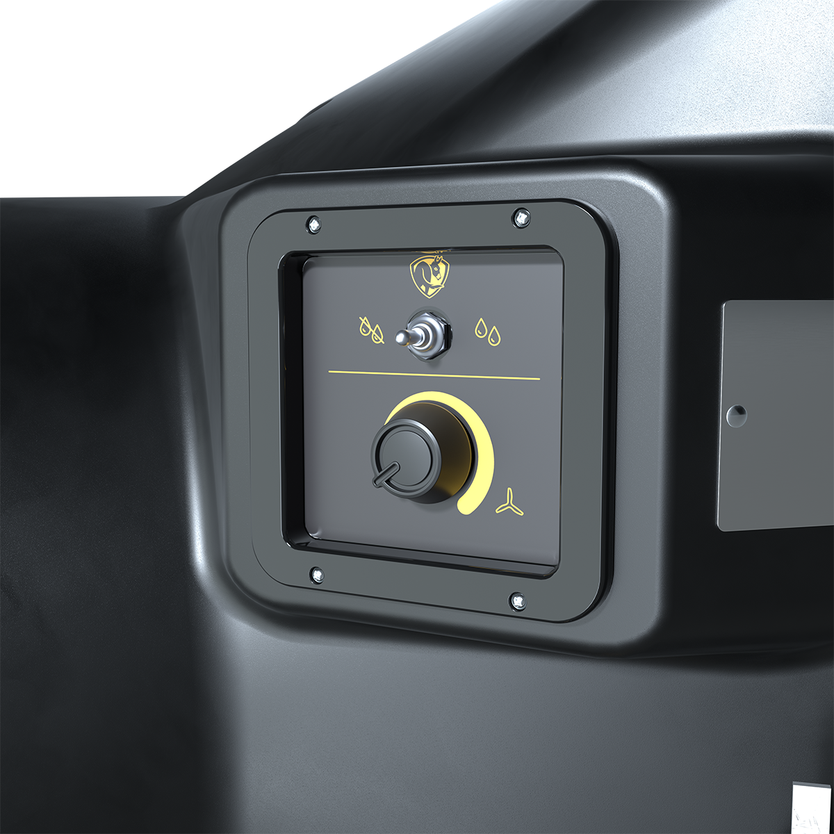 Big Ass Fans Cool Space 350 Evaporative Cooler - Controls Angle