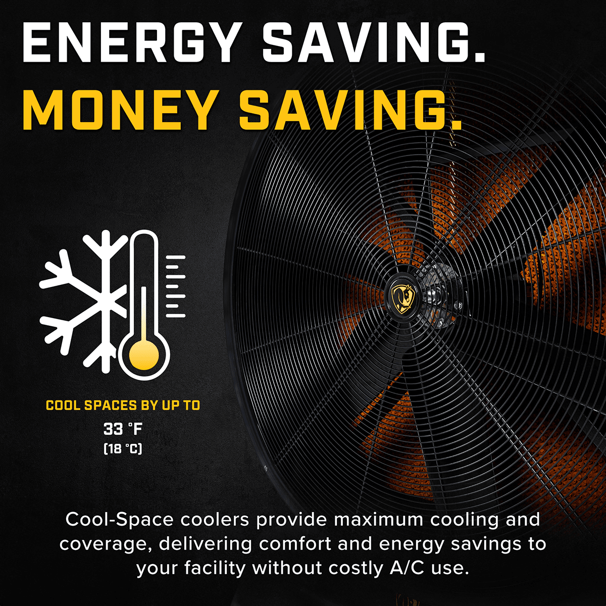 Big Ass Fans Cool-Space 500 Commercial Evaporative Cooler - Infographic 2