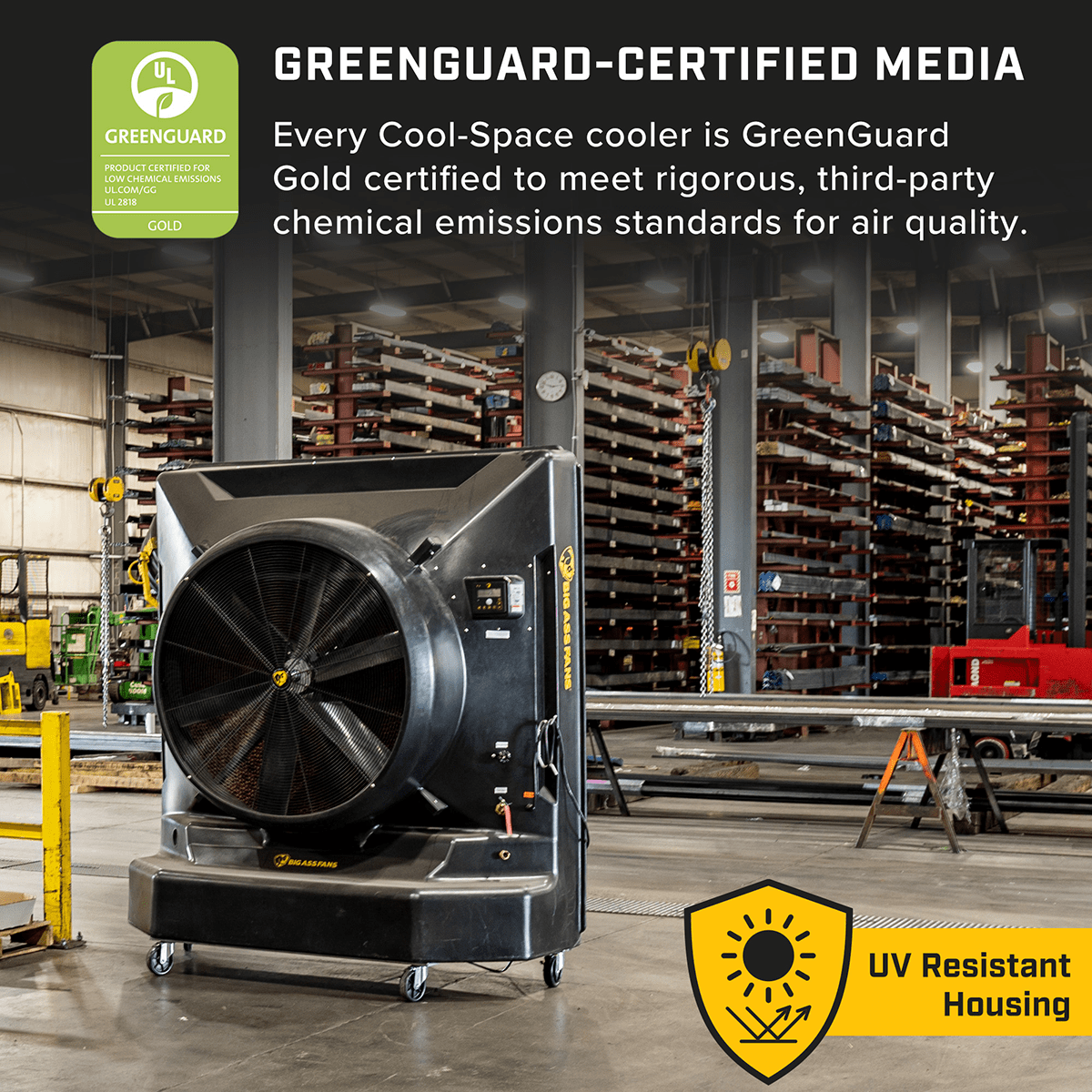 Big Ass Fans Cool-Space 500 Commercial Evaporative Cooler - Infographic 6