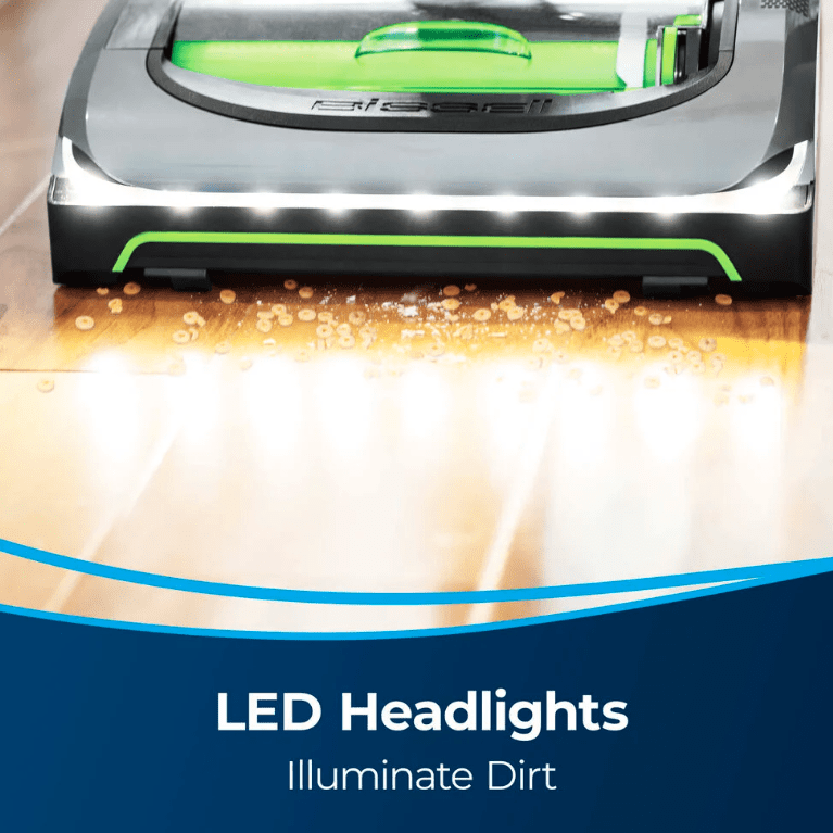 Bissell AirRam Lightweight Low Profile Cordless Stick Vacuum, 40 Minute Runtime - LED Headlights