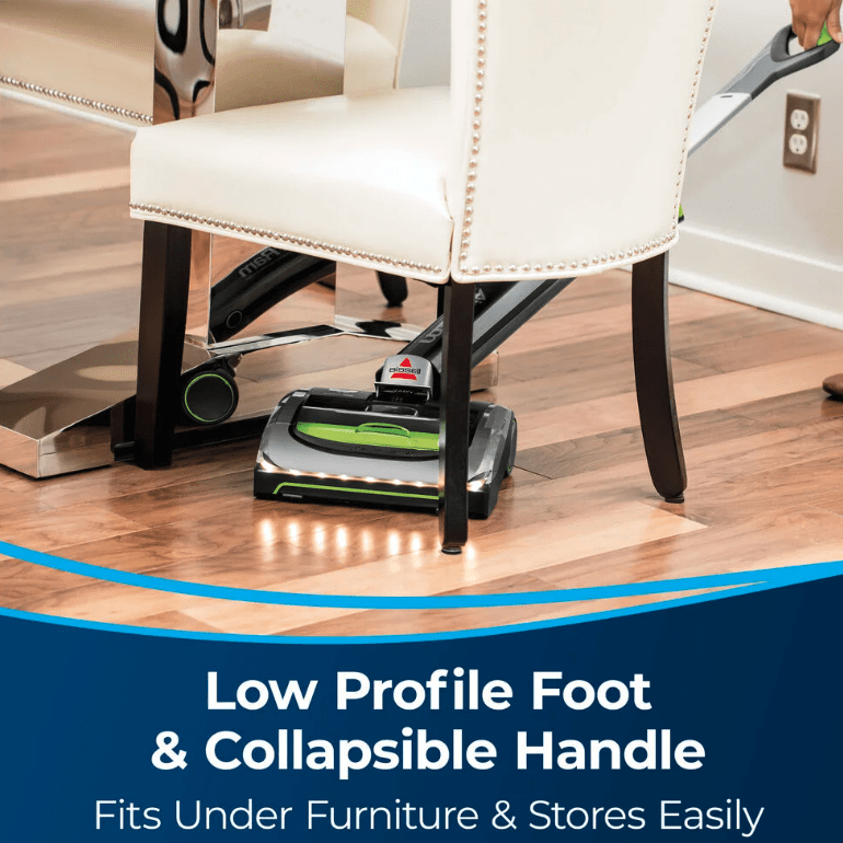 Bissell AirRam Lightweight Low Profile Cordless Stick Vacuum, 40 Minute Runtime - Low Profile