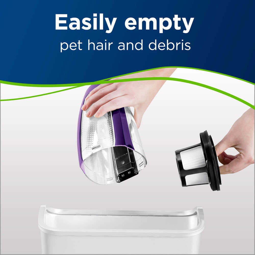 Bissell Pet Hair Eraser Lithium Ion Cordless Handheld Vacuum - Easily Emptied
