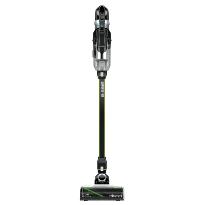 Bissell ICONPET Turbo Edge Lightweight Cordless Stick Vacuum, SMARTSEAL Allergen System, 50 Minute Runtime