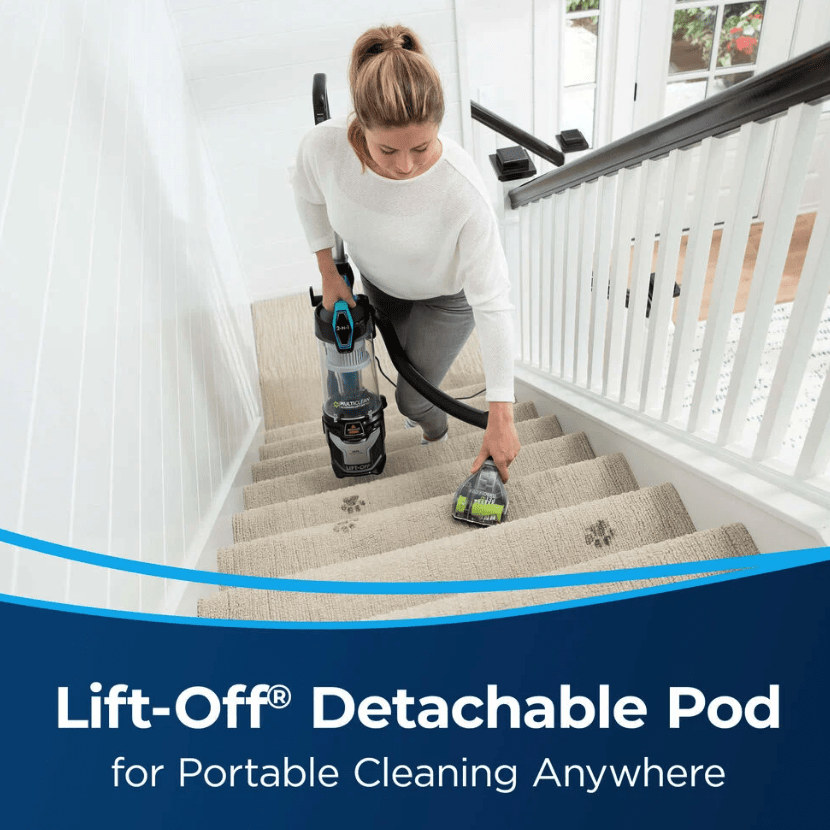 Bissell MultiClean Allergen Pet Rewind Upright Vacuum - Lift Off