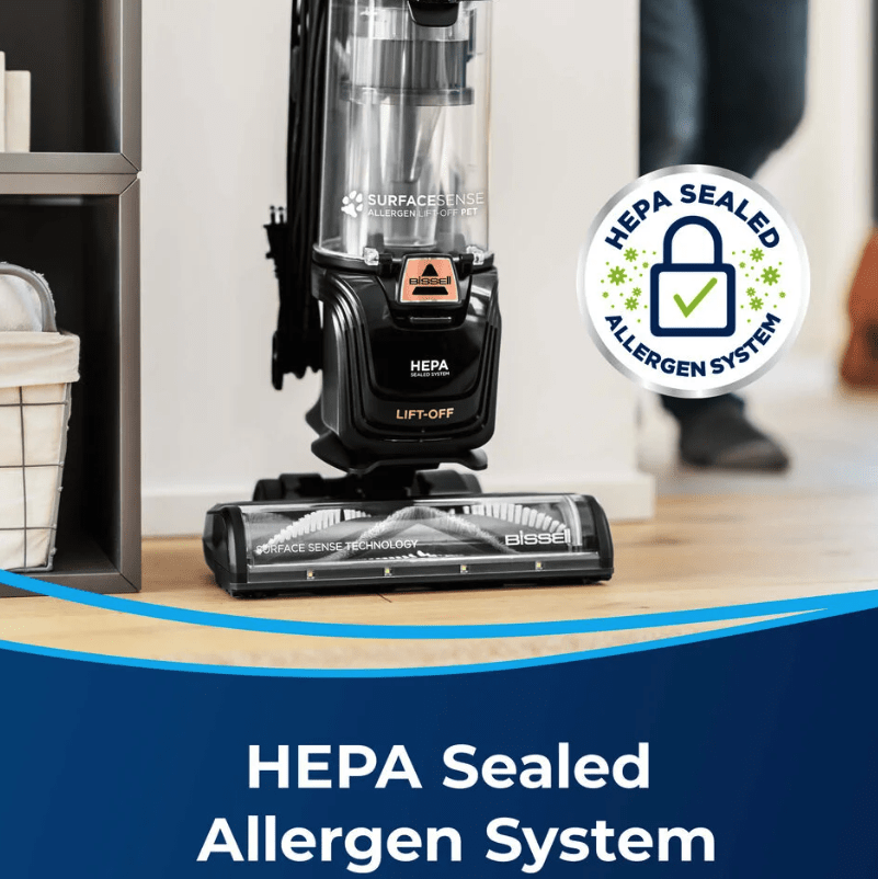 Bissell SurfaceSense Pet Lift-Off Multi-Surface Vacuum - Hepa