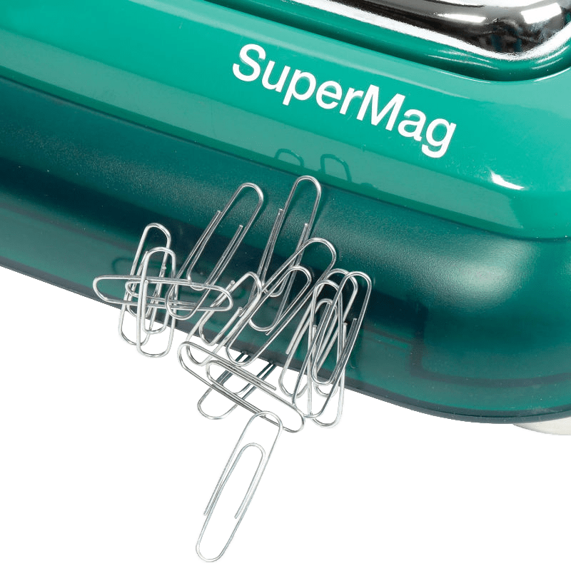 Bissell BigGreen ProBag Upright Commercial Vacuum - Magnetic Strip collects stray paper clips and such.