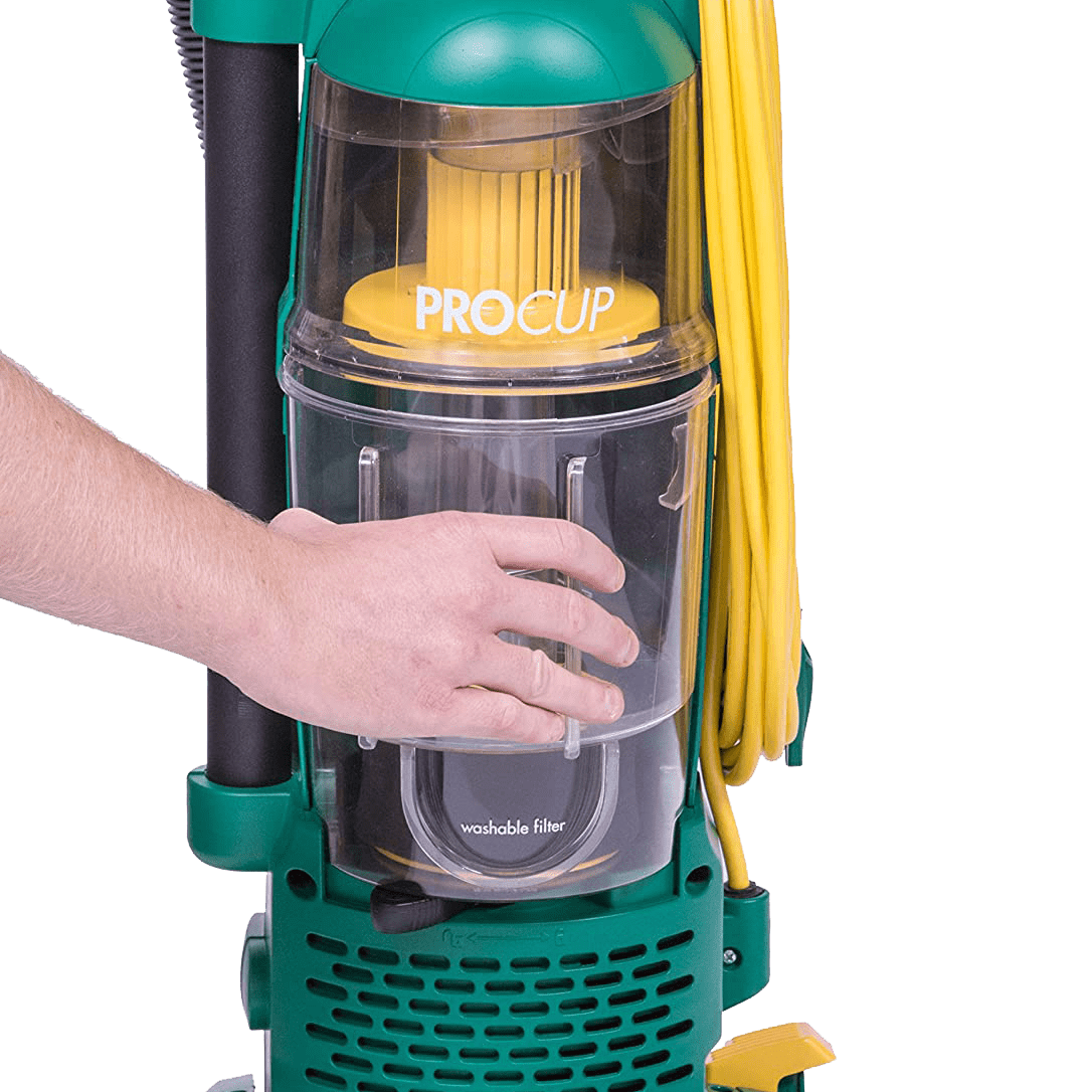 Bissell BigGreen ProCup Upright Commercial Vacuum - Bagless Dirt Bin