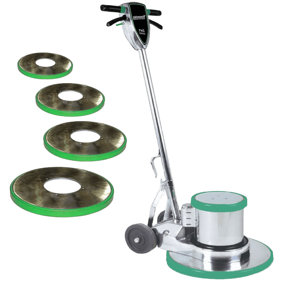 Bissell BigGreen Pro FMC Floor Buffers w/ Aprons - w/ Aprons