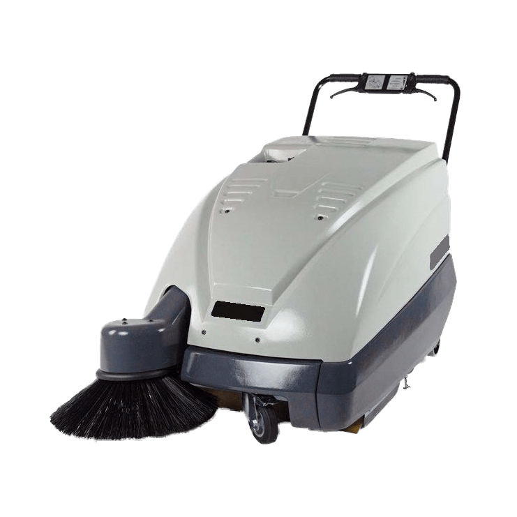 Bissell BigGreen Walk Behind Sweeper w/ Dust Filtration - Angle