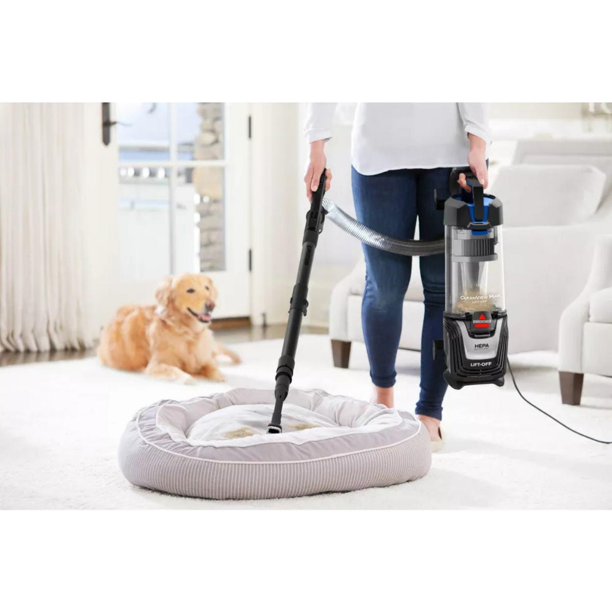 Bissell CleanView Max Lift-Off Upright Vacuum - Lifestyle 4