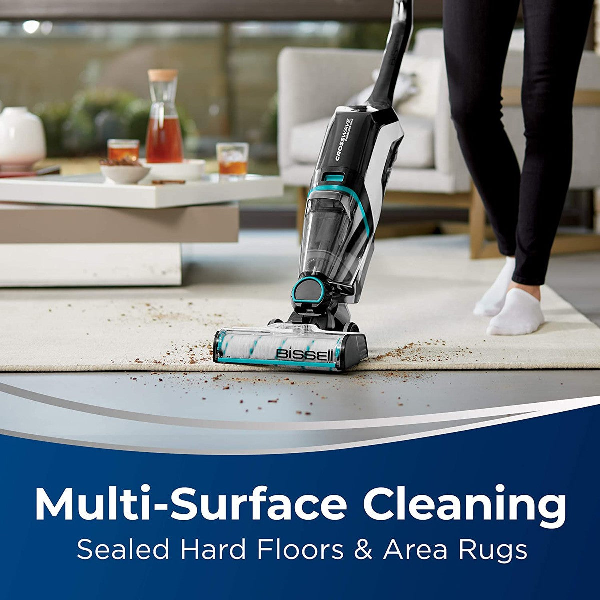 Bissell CrossWave Cordless Max Multi-Surface Wet/Dry Vac - Multi-Surface Graphic