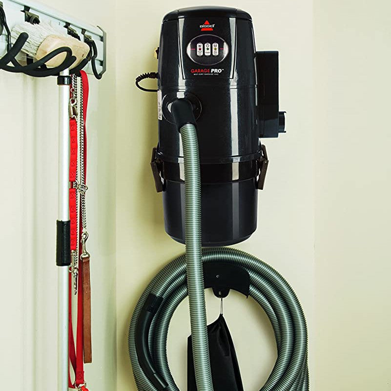 Bissell Garage Pro Wet/Dry Vacuum - Mounted on Wall