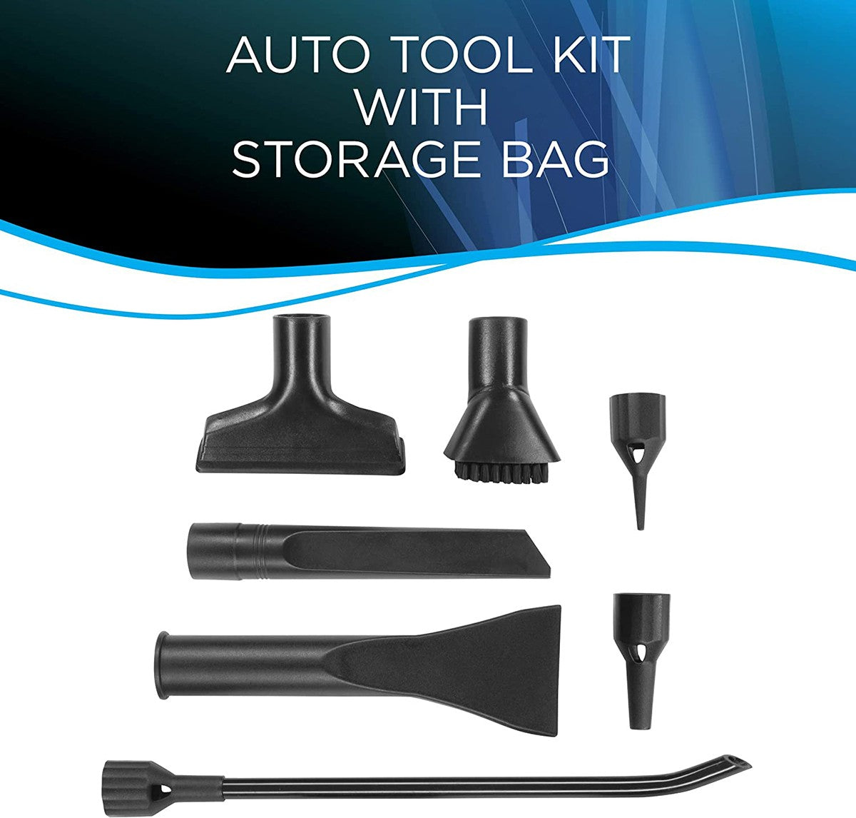 Bissell MultiClean Wet/Dry Auto Vacuum - Included Tools Graphic