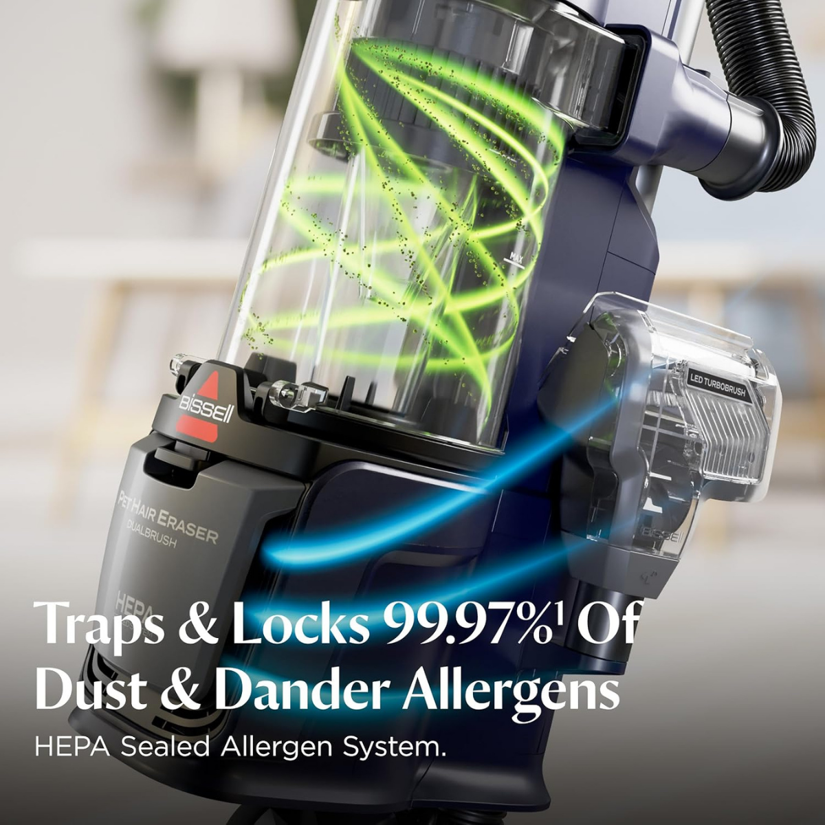 Bissell Pet Hair Eraser DualBrush Upright Vacuum - Infographic 3