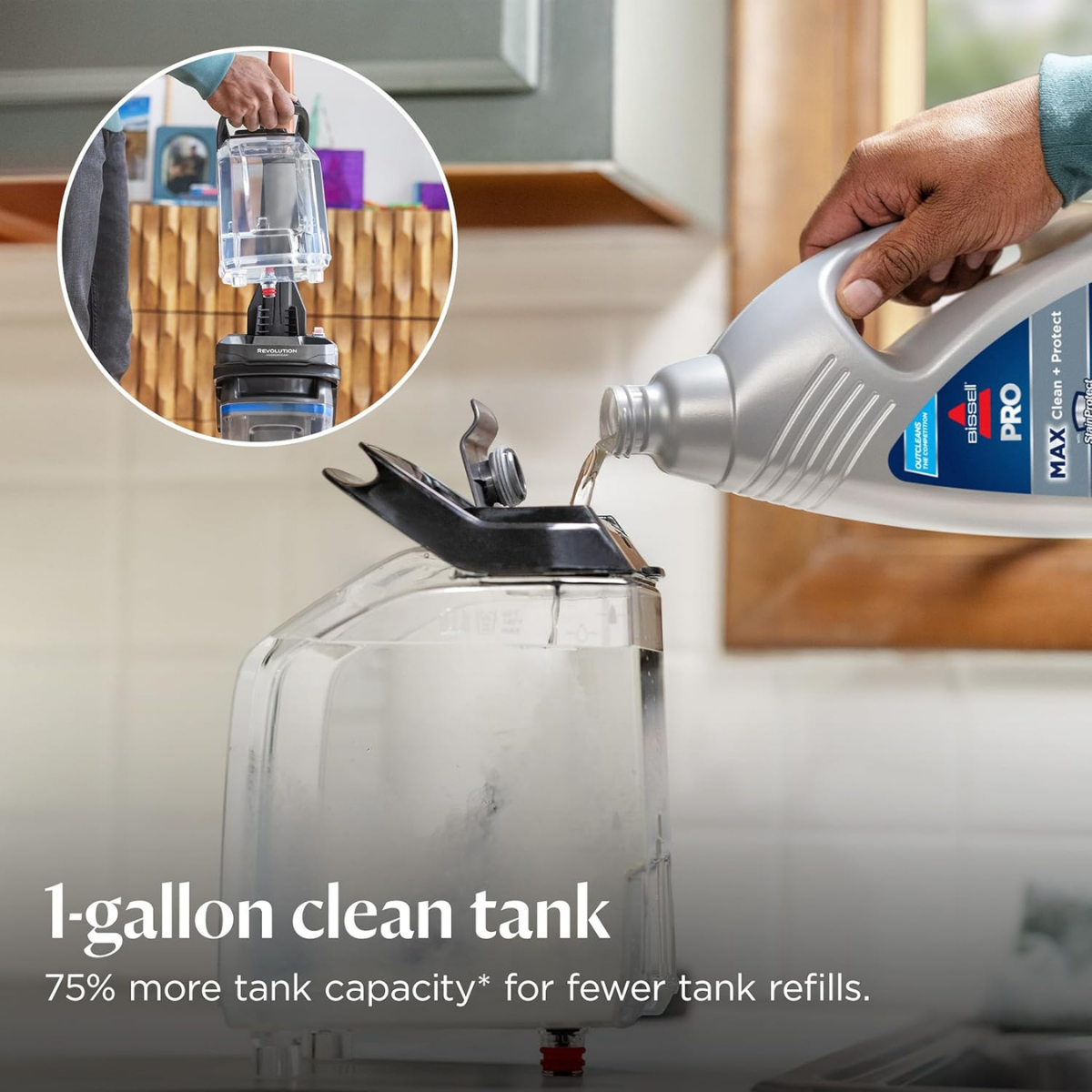 Bissell Revolution HydroSteam Deep Steam Cleaner - Infographic 6