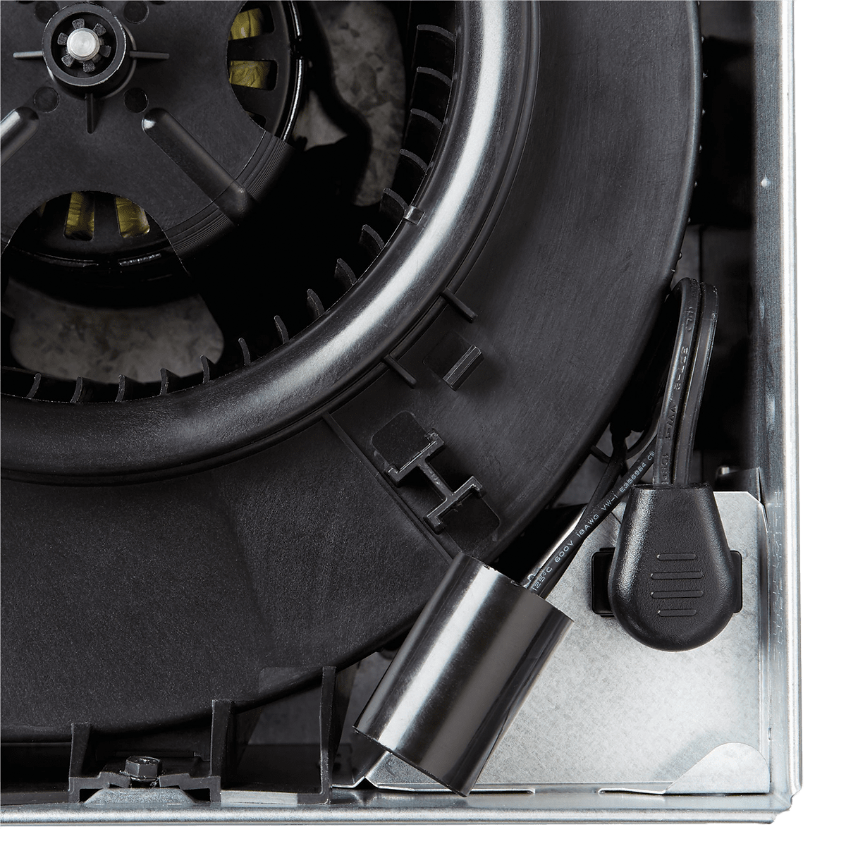 Broan 110 CFM Bathroom Exhaust Fan w/ CleanCover Grille - Closeup