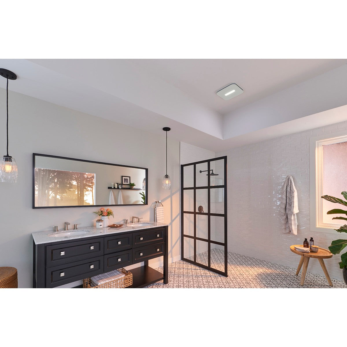 Broan AE110 110 CFM Bathroom Exhaust Fan w/ CleanCover Grille