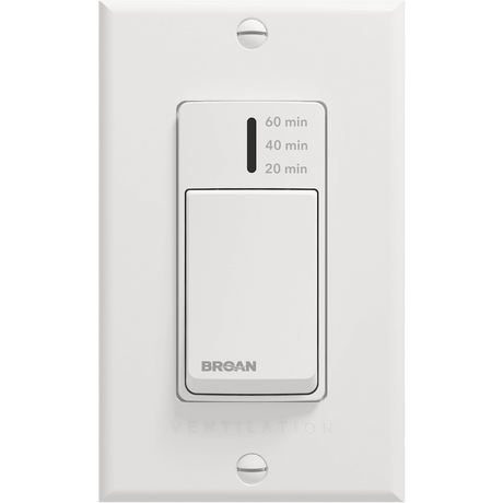 Broan VBATHW 20/40/60 Minute Wall Control for AI Series ERV/HRV - Main