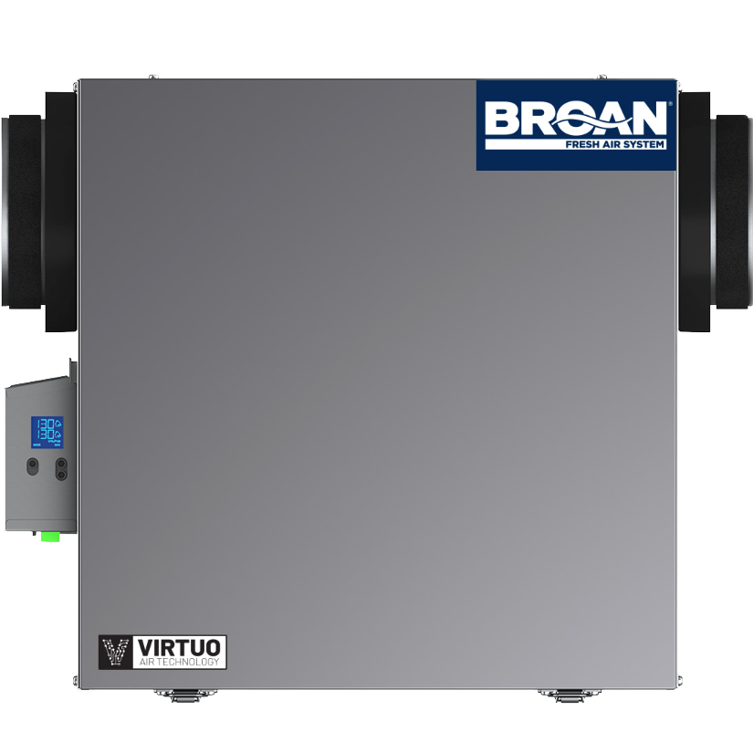 Broan AI Series 160 CFM Energy Recovery Ventilator - Side Ports - Side