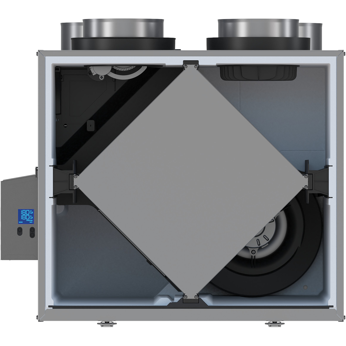 Broan B210E75R 210 CFM ERV - Top Ports - Cross Section