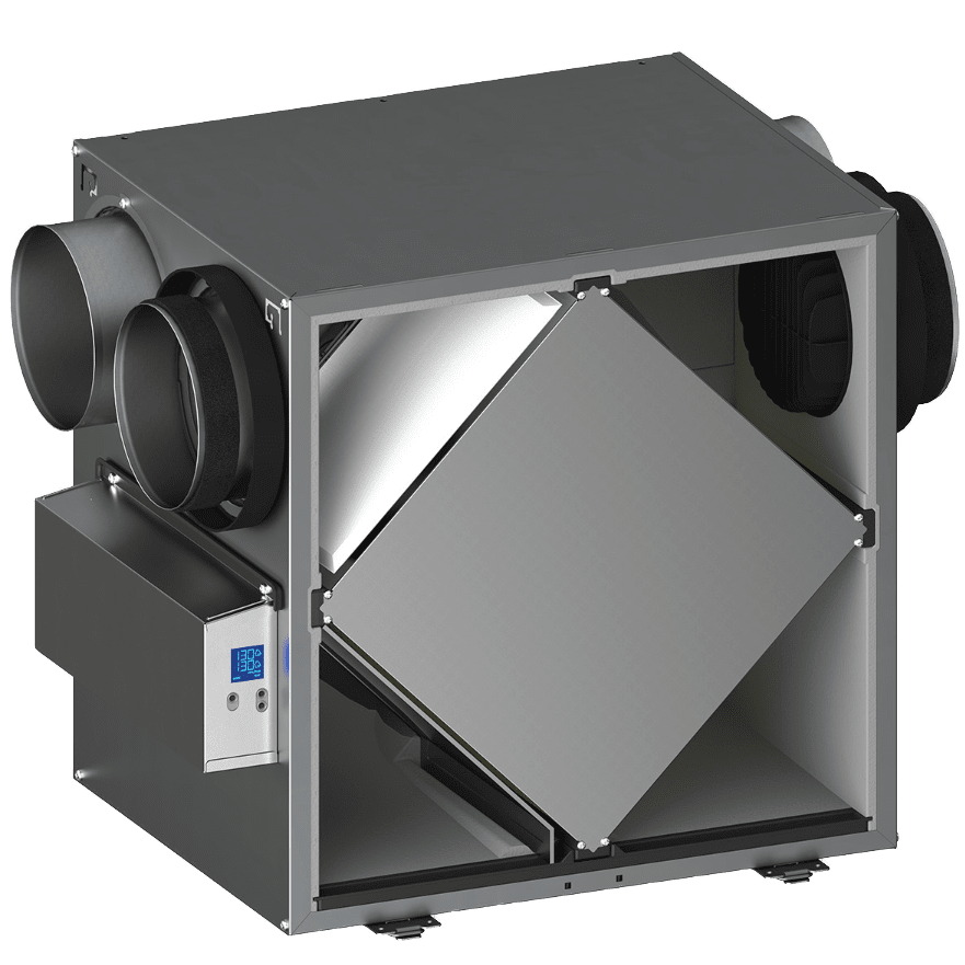 Broan AI Series 130 CFM Energy Recovery Ventilator - Side Ports - Inside