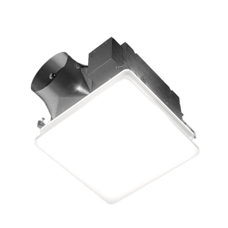 Broan EVOLVE Premium 50-80-110 CFM Bathroom Exhaust Fan w/ Light - Main