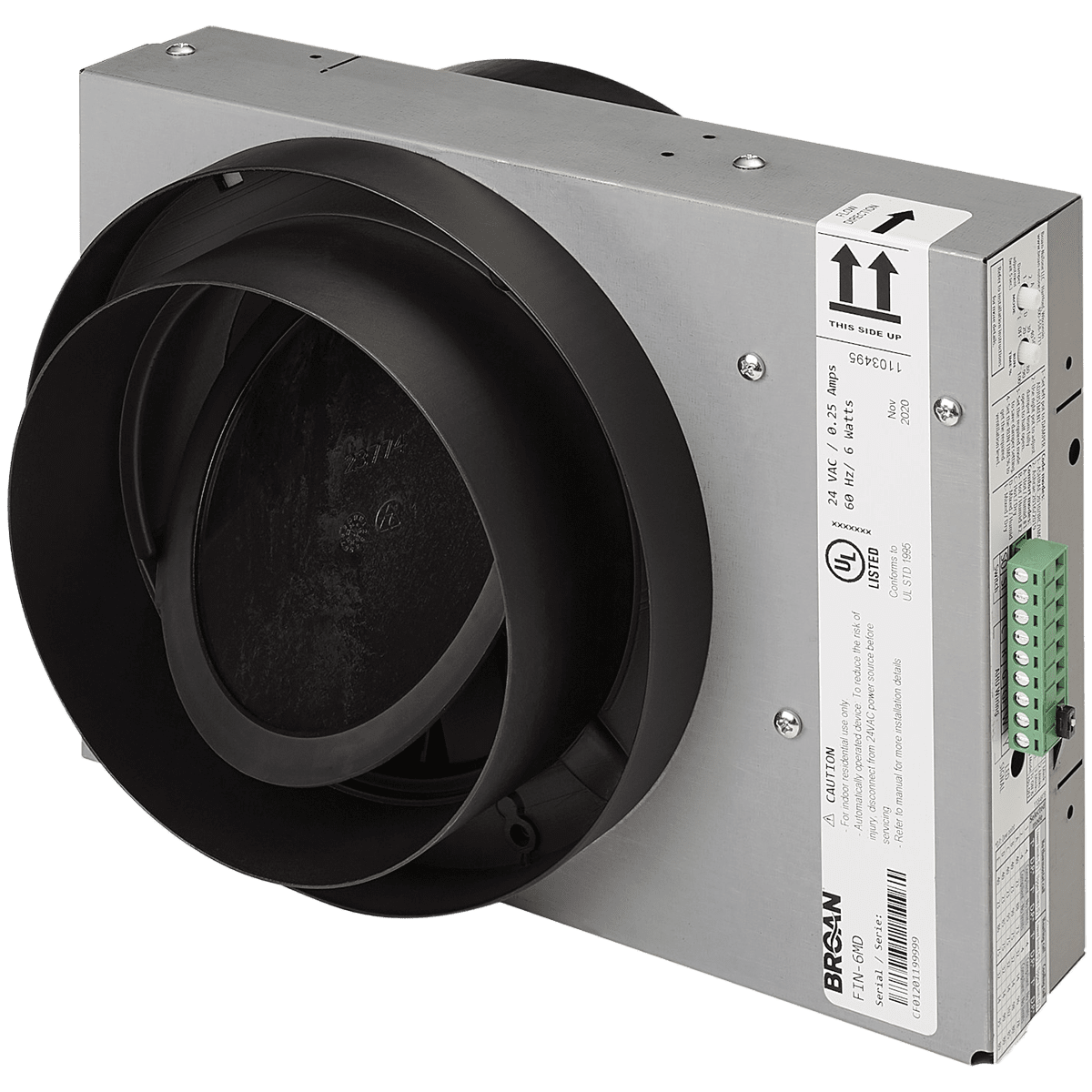 Broan FRESH-IN Motorized Supply Damper - Main