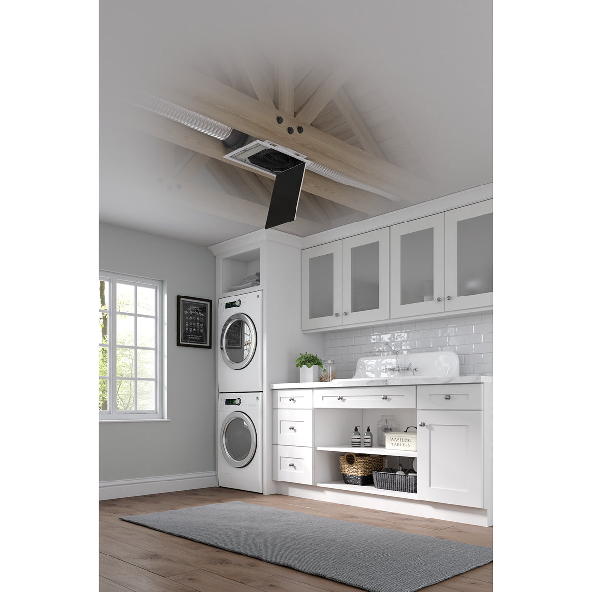 Broan Fresh In 180 Cfm Basic Supply Fan Power Cord Lifestyle 1