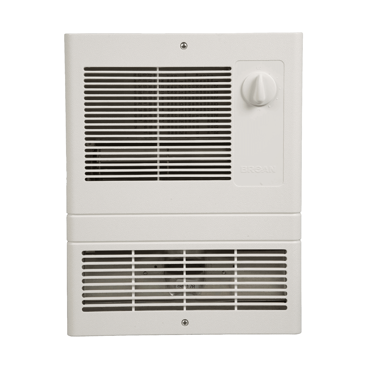 Broan High Capacity Wall Heater with Built-In Thermostat - Front