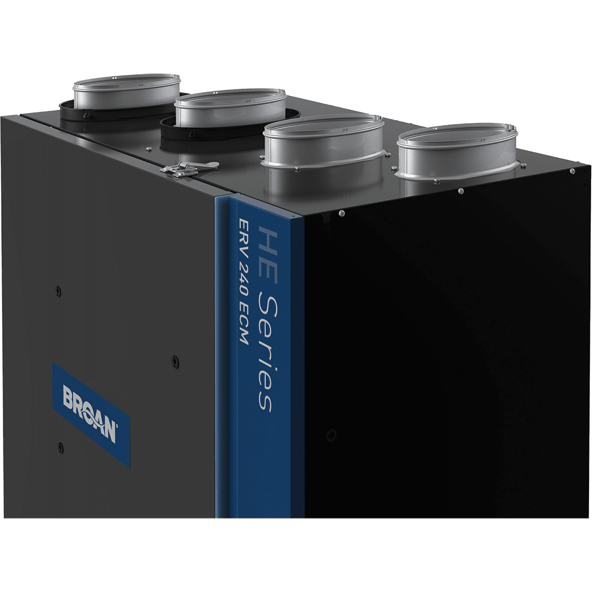 Broan High Efficiency 250 CFM Floor Mounted Heat Recovery Ventilator - Angle