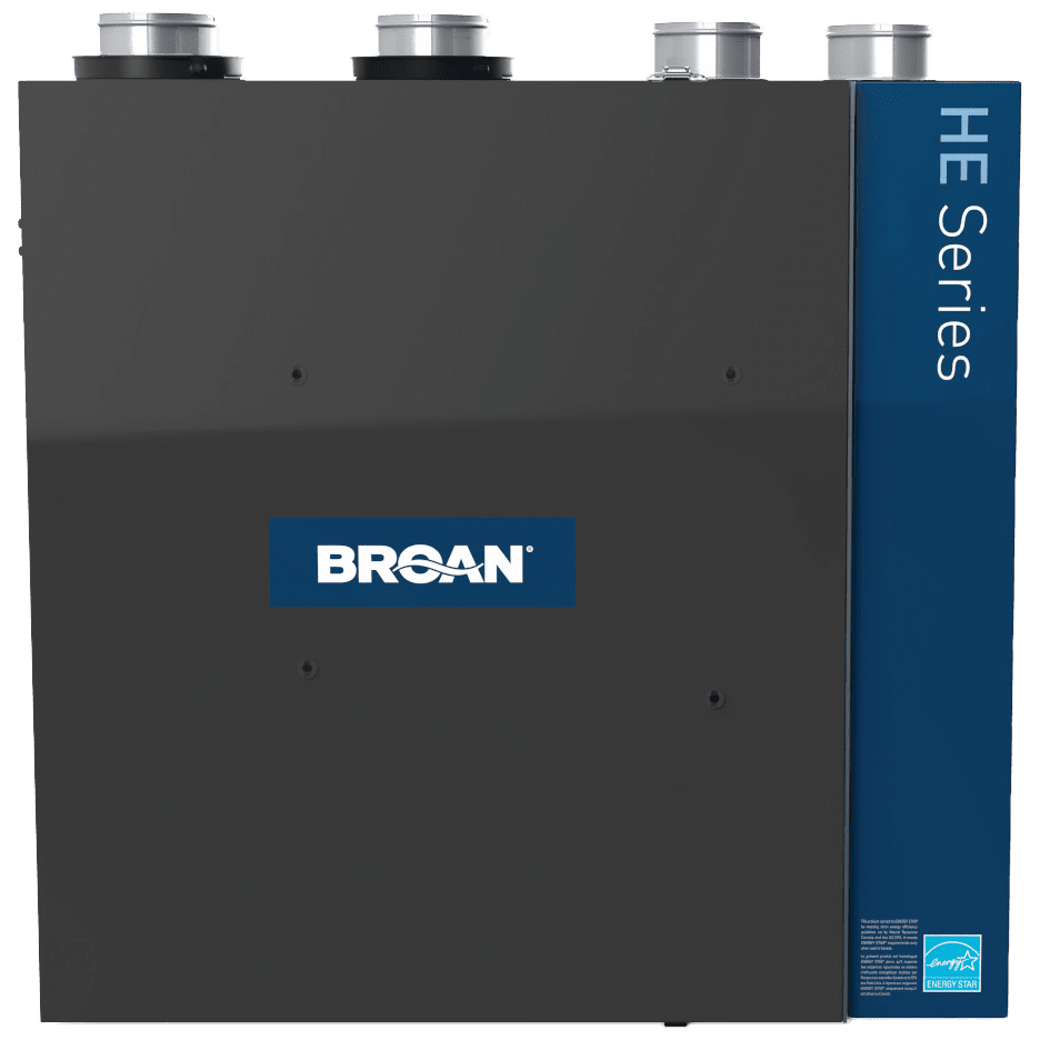 Broan High Efficiency 250 CFM Floor Mounted Heat Recovery Ventilator - Front