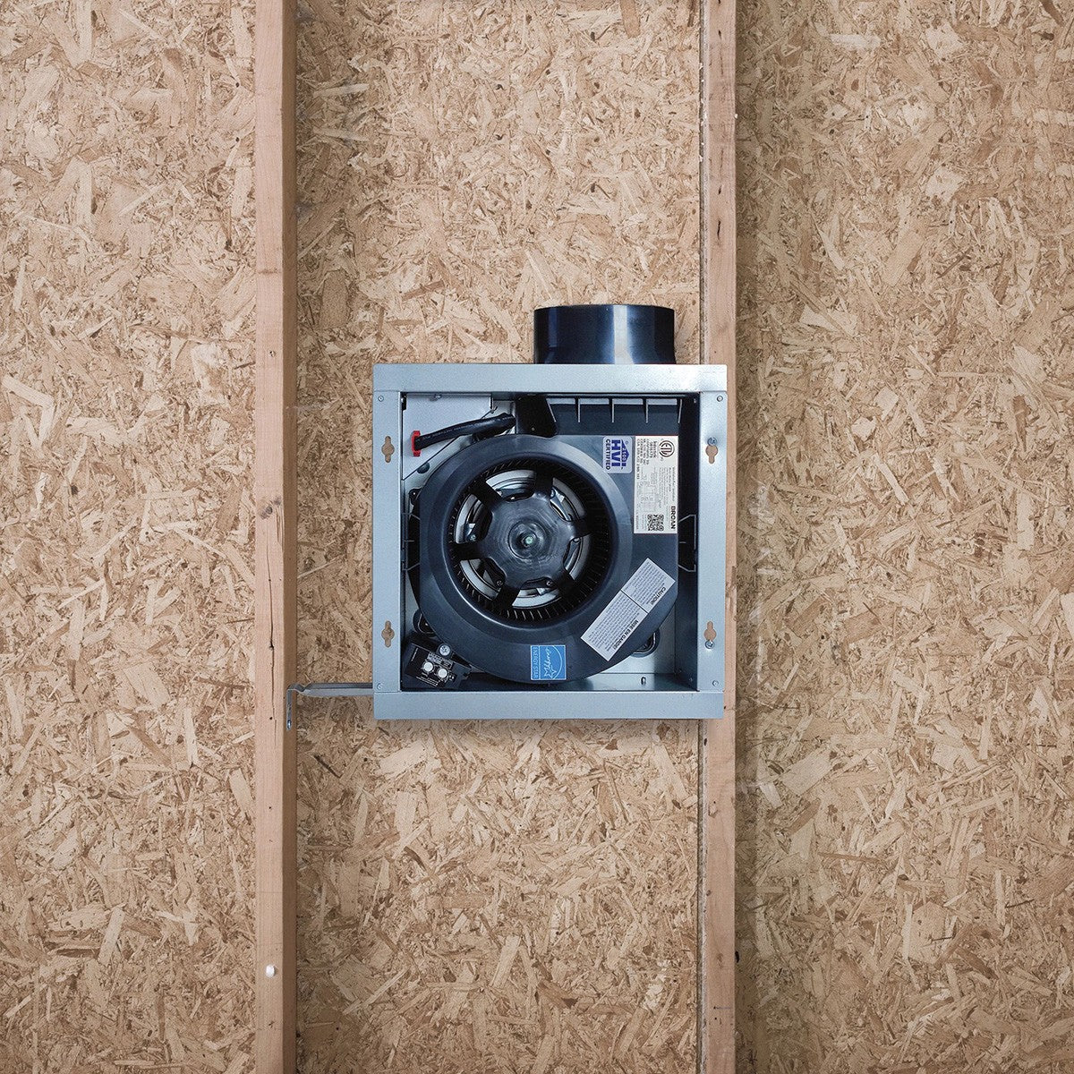 Broan LP510R Lo-Profile 50/80/100 Selectable CFM Bathroom Exhaust Fan - Installed