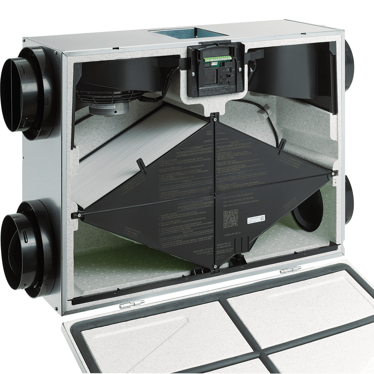 Broan ONE BLP150E75 Energy Recovery Ventilator Hardwired - Inside 1