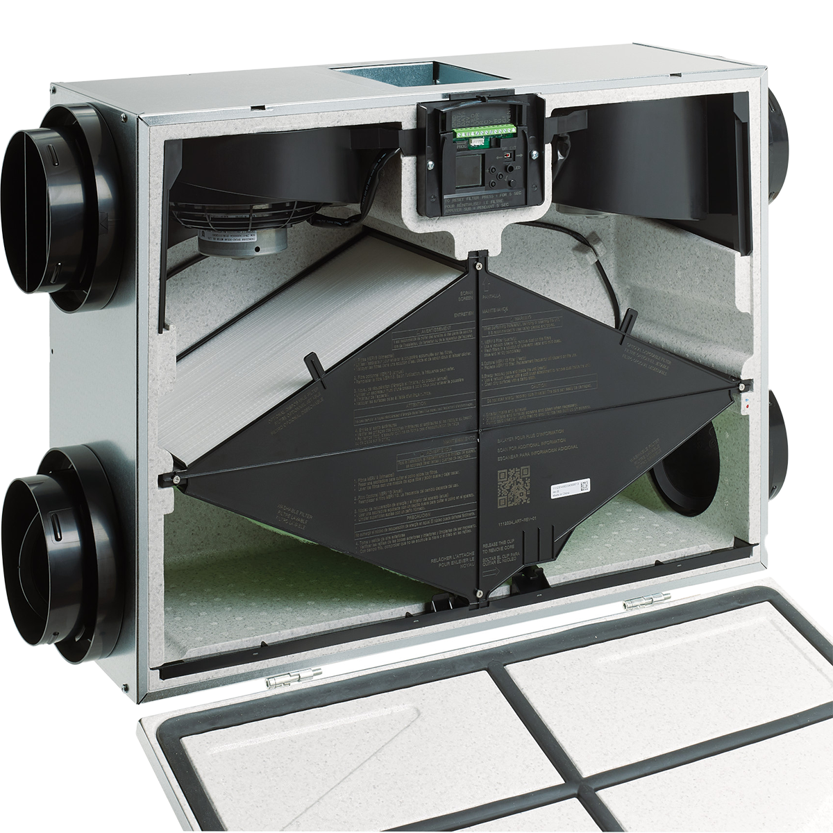 Broan ONE BLP150E75 Energy Recovery Ventilator Hardwired - Inside 1