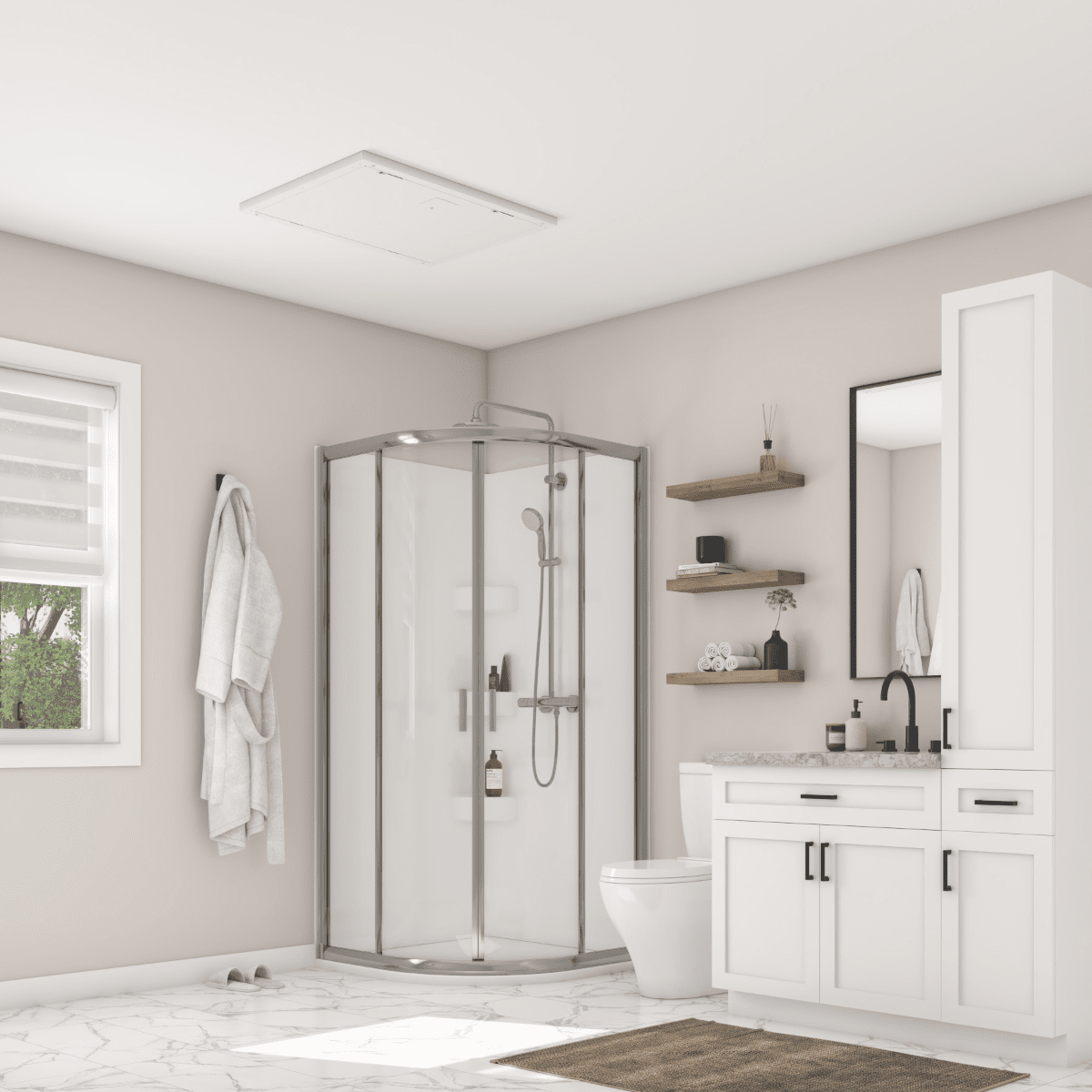 Broan ONE BLP150E75 Energy Recovery Ventilator Hardwired Interior Ready - Lifestyle 4