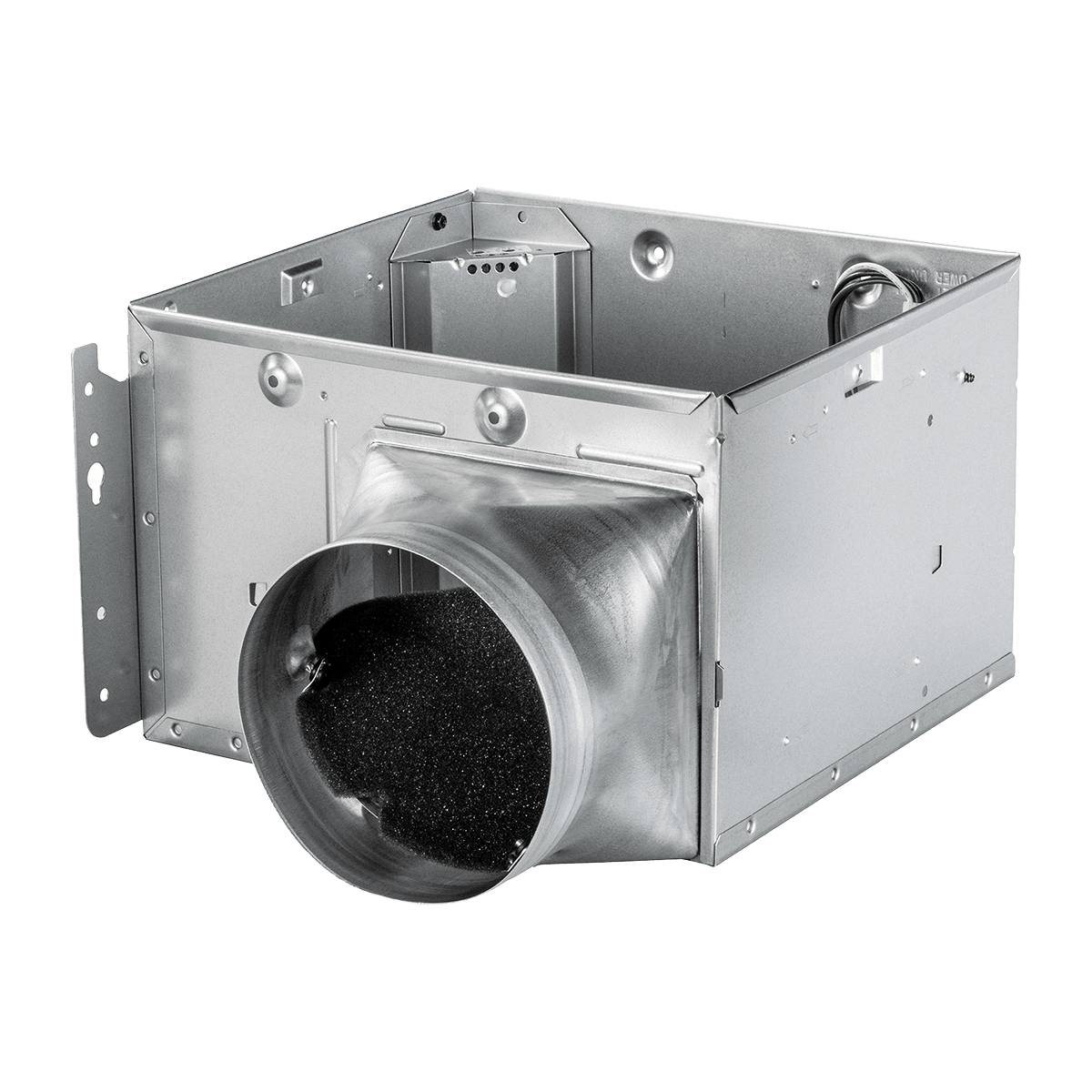 Broan QTXEG110 Bathroom Exhaust Fan - Housing Angle 2