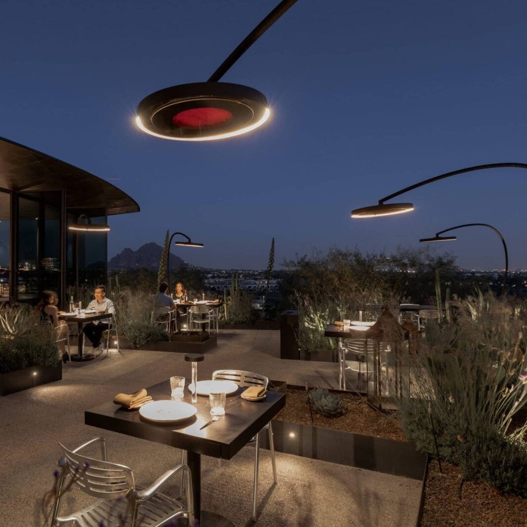 Bromic Eclipse Smart-Heat Portable Heater + Dimmable LED Lighting Rail