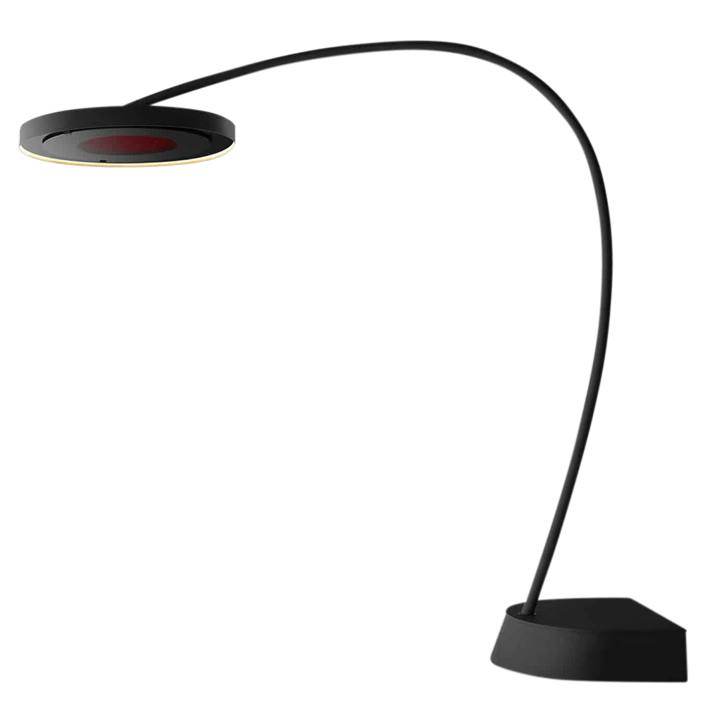 Bromic Eclipse Smart-Heat Portable Heater + Dimmable LED Lighting Rail