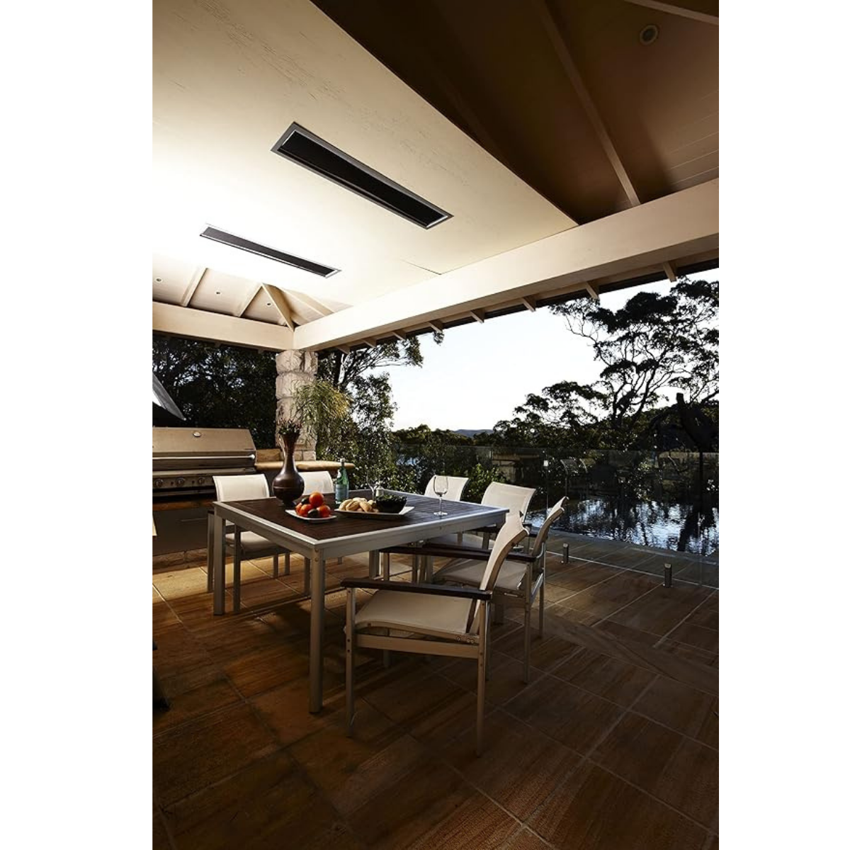 Bromic Platinum Smart-Heat 2300W Electric Outdoor Heater Black - Lifestyle 2