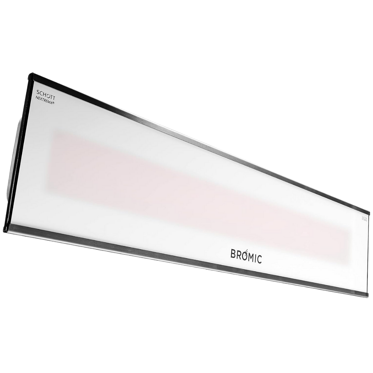 Bromic Platinum Smart-Heat 2300W Electric Outdoor Heater White - Angle