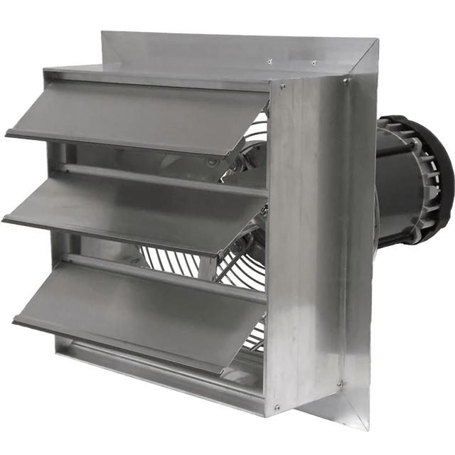 Canarm AX 12-In. Explosion Proof Aluminum Wall Mount Shutter Exhaust Fan - Single Phase - Main