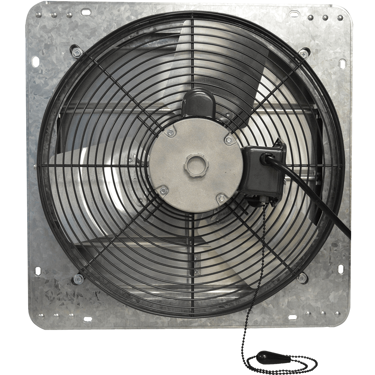 Canarm GSF Series 16-In. Galvanized Shutter Exhaust Fan - Back